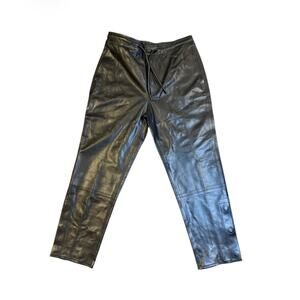 NWOT Gorgeous RtA(Road to Awe) Black Leather Capri Pants – Size Small